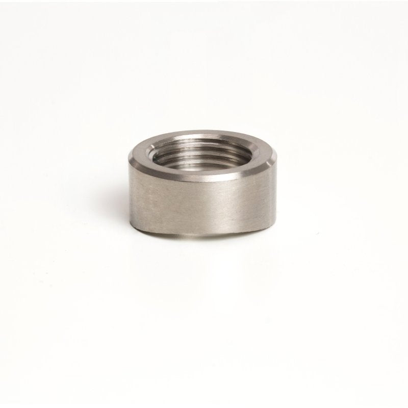 Ticon Industries Titanium O2 Sensor Bung 2.75in to 5in Tubing (M18x1.5) - Coped End - eliteracefab.com