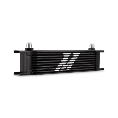 Mishimoto Universal -8AN 10 Row Oil Cooler - Black - eliteracefab.com