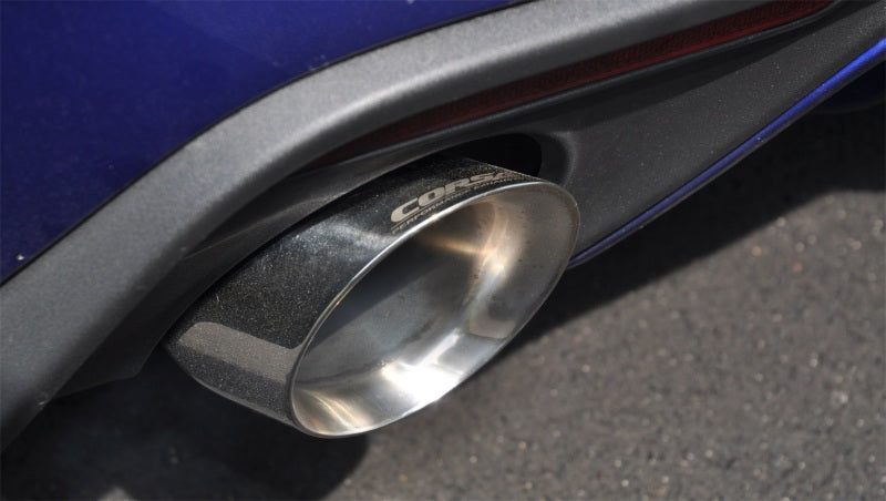 Corsa 15-16 Ford Mustang 3in Downpipe with 200 Cell Catalytic Converter - eliteracefab.com