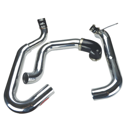 Injen 03-06 Evo 8/9/MR Cast Aluminum Intake System w/ Full Intercooler Piping Polished Short Ram Int - eliteracefab.com