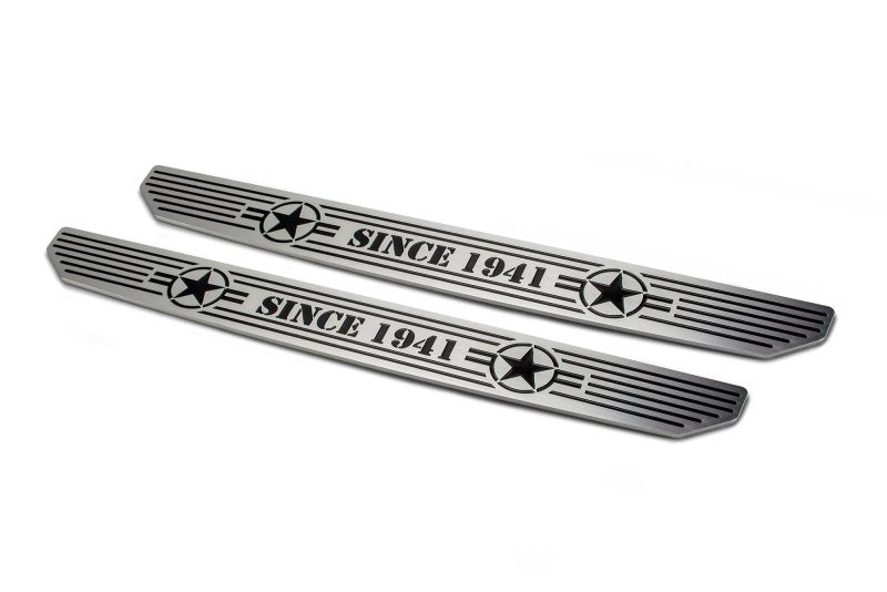 DV8 Offroad 2018-2019 Jeep Gladiator JL Front Sill Plates - eliteracefab.com