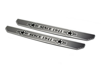 DV8 Offroad 2018-2019 Jeep Gladiator JL Front Sill Plates - eliteracefab.com
