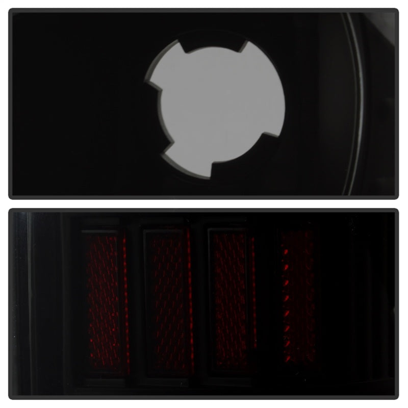 xTune 97-03 Ford F-150 Light Bar LED Tail Lights - Black Smoke (ALT-ON-FF15097-LBLED-BSM) - eliteracefab.com