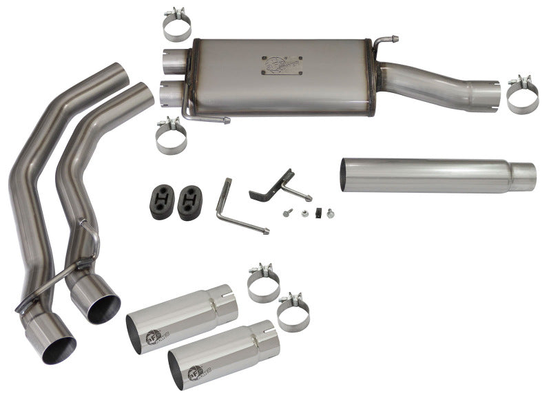 aFe Rebel Exhausts Cat-Back SS Ford F-150 04-08 V8 4.6/5.4L w/ Polished Tips aFe