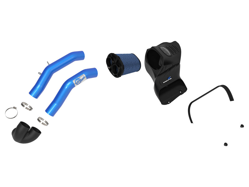 aFe Momentum XP Cold Air Intake System w/ Pro 5R Media Blue 15-19 Ford F-150 V8-5.0L - eliteracefab.com