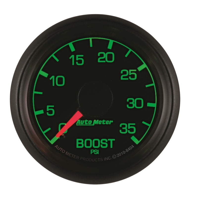 AutoMeter GAUGE; BOOST; 2 1/16in.; 35PSI; MECHANICAL; FORD FACTORY MATCH Ford 1999-2007 - eliteracefab.com