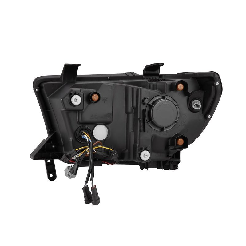 AlphaRex 880825 07-13 Toyota Tundra / 08-17 Sequoia LUXX LED Proj HL Alpha-Blk w/Actv Light Seq. Sig + DRL