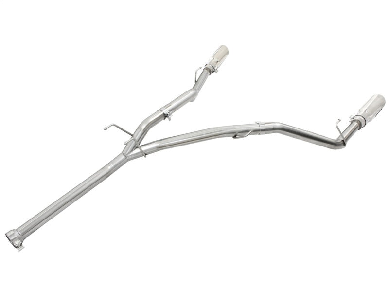 aFe MACHForce XP DPF-Back Exhaust 2.5in SS with Polished Tips 2014 Dodge Ram 1500 V6 3.0L EcoDiesel aFe