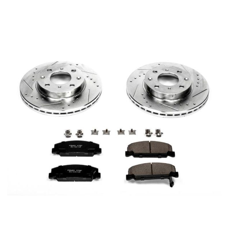 Power Stop 90-00 Honda Civic Front Z23 Evolution Sport Brake Kit - eliteracefab.com