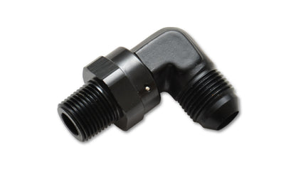 Vibrant Performance Male AN to Male NPT 90 Degree Swivel Adapter, -8 AN to 1/4in NPT, AN/NPT/ORB Performance Fluid Plumbing - Part 11356