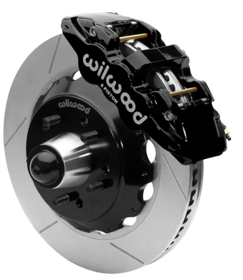 Wilwood Forged Narrow Superlite 6R Front Big Brake Kit 14.00in Rotors 67-86 C1500 - Black Wilwood