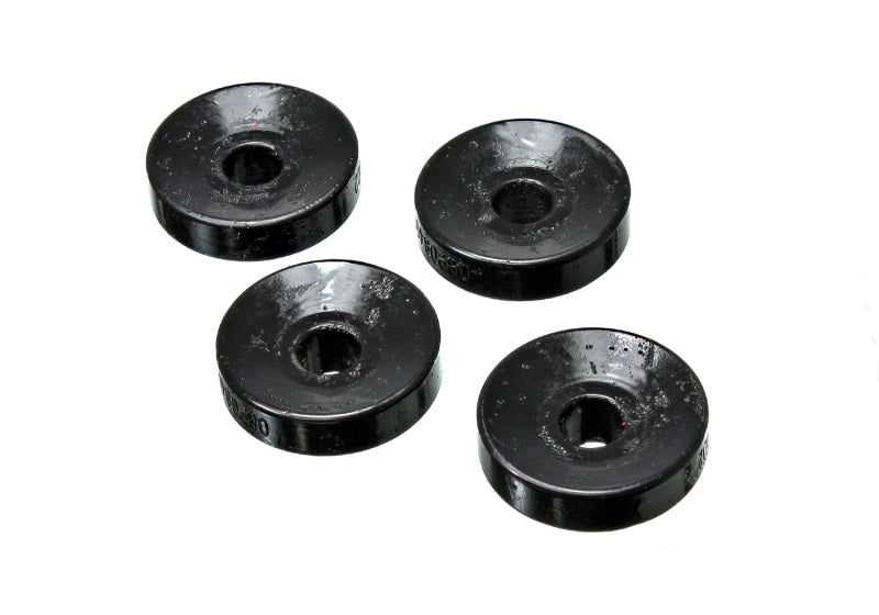 Energy Suspension 06-11 Honda Civic SI Black Rear Shock Upper Bushing Set - eliteracefab.com