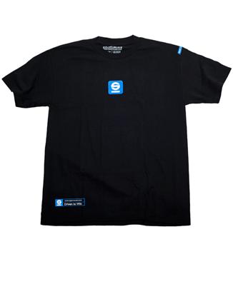 Sparco T-Shirt Tach Blk Sml