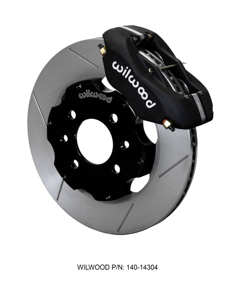 Wilwood Forged Dynalite ST Front Hat Kit 11.00in GT Rotor Road Race Integra/Civic w/Fac.240mm Rtr - eliteracefab.com