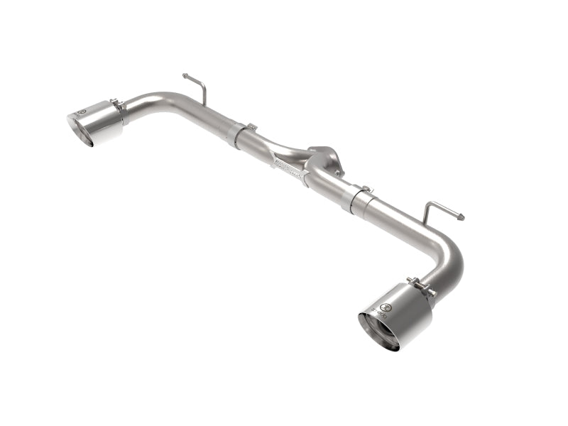 aFe Takeda 2-1/2in 304 SS Axle-Back Exhaust w/ Polished Tips 14-18 Mazda 3 L4 2.0L/2.5L - eliteracefab.com