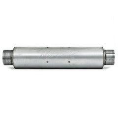 MBRP Universal Quiet Tone Muffler 4in Inlet/Outlet 24in Body 6in Dia 30in Overall Aluminum - eliteracefab.com