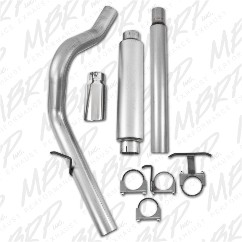 MBRP 1999-2004 Ford F-250/350 V-10 Cat Back 4 Single Side - eliteracefab.com