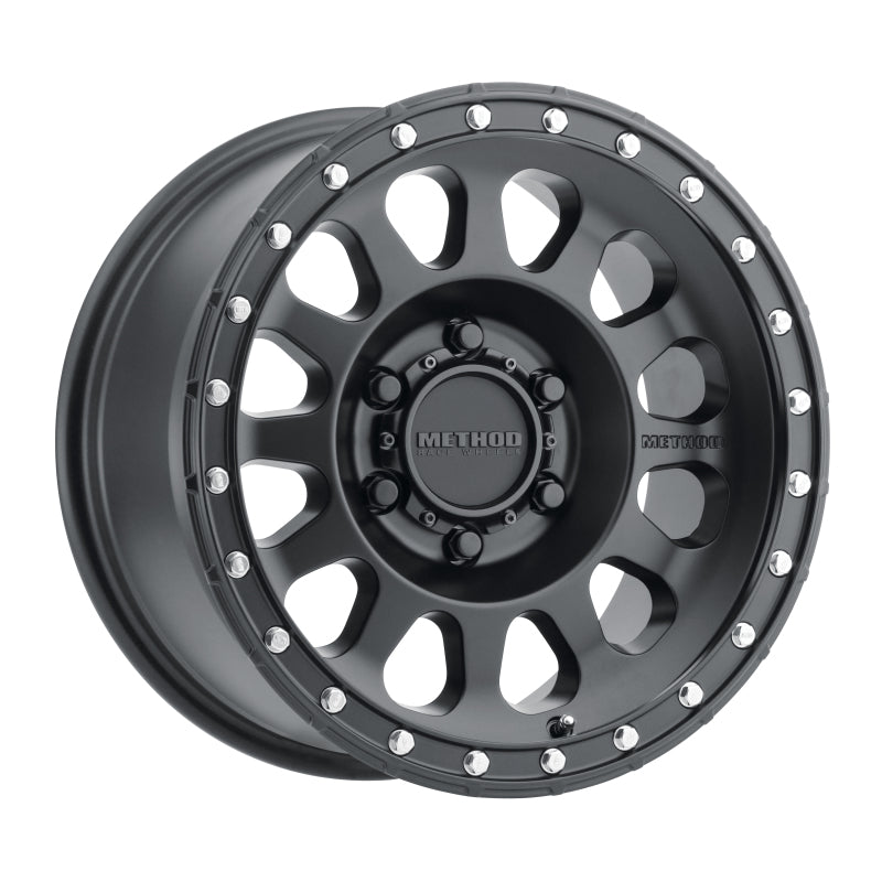 Method MR315 18x9 +18mm Offset 6x5.5 106.25mm CB Matte Black Wheel - eliteracefab.com