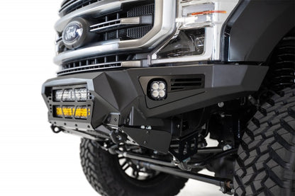 Addictive Desert Designs 17-20 Ford Super Duty Bomber Front Bumper w/ Mounts For 20in Light Bars Addictive Desert Designs