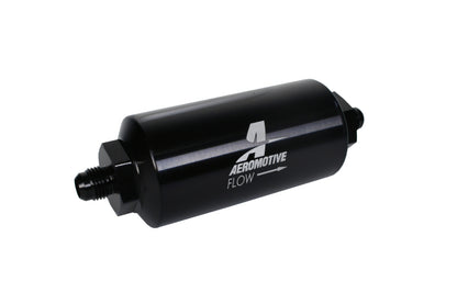 Aeromotive Fuel Filter 40 Micron AN-06 Male Black - eliteracefab.com