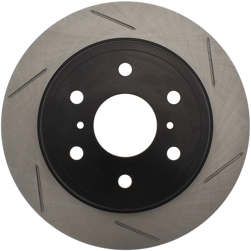 StopTech PowerSlot Chevrolet Avalanche/Silverado/Suburban/Tahoe / GMC Yukon Left Slotted Rear Rotor - eliteracefab.com