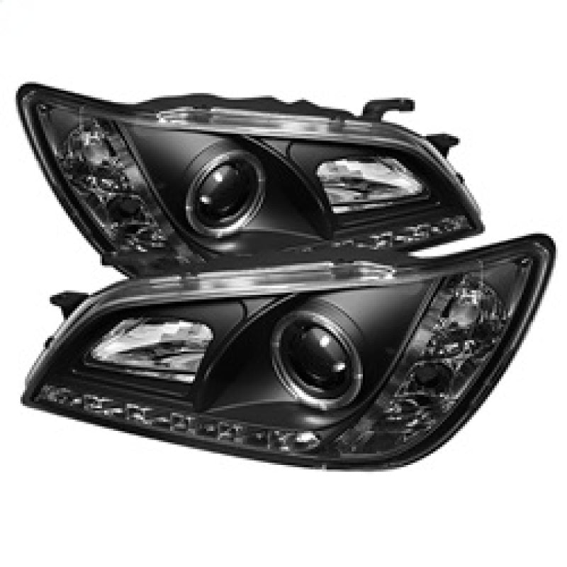 Spyder Lexus IS300 01-05 Projector Headlights Xenon/HID - LED Halo DRL Blk PRO-YD-LIS01-HID-DRL-BK - eliteracefab.com