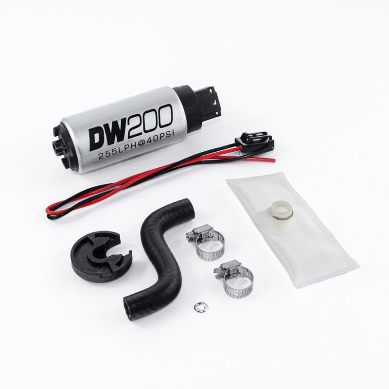 DeatschWerks 85-97 Ford Mustang 255 LPH DW200 In-Tank Fuel Pump w/ Install Kit - eliteracefab.com