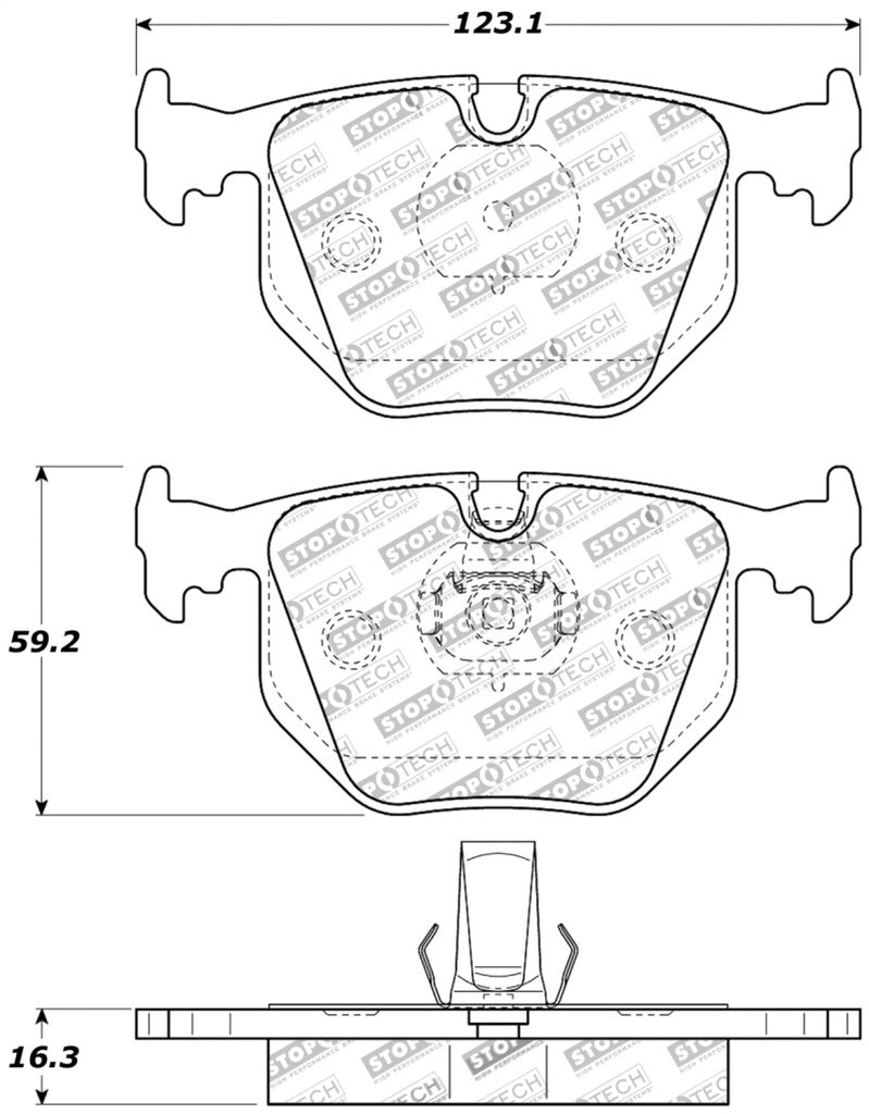 STOPTECH PERFORMANCE 01-07 BMW M3 E46 / 00-04 M5 / 04-09 X3 / 00-06 X5 / 1/06-09 Z4 / 9/00-07 330 /, 309.06830 - eliteracefab.com