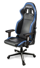 Load image into Gallery viewer, Sparco Game Chair ICON BLK/BLU SPARCO