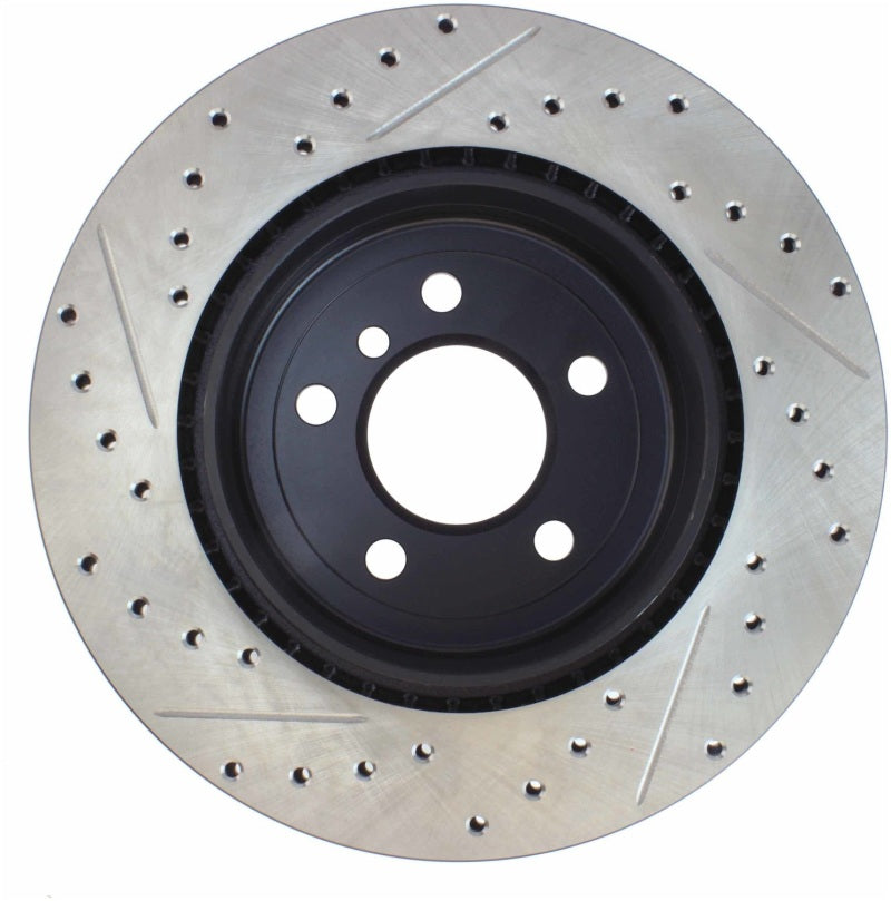 STOPTECH 2011-2013 BMW 535I / 2012-2016 BMW 640I SLOTTED & DRILLED REAR LEFT BRAKE ROTOR, 127.34131L - eliteracefab.com