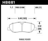 Hawk Performance Ceramic Front Brake Pads - HB681Z.686