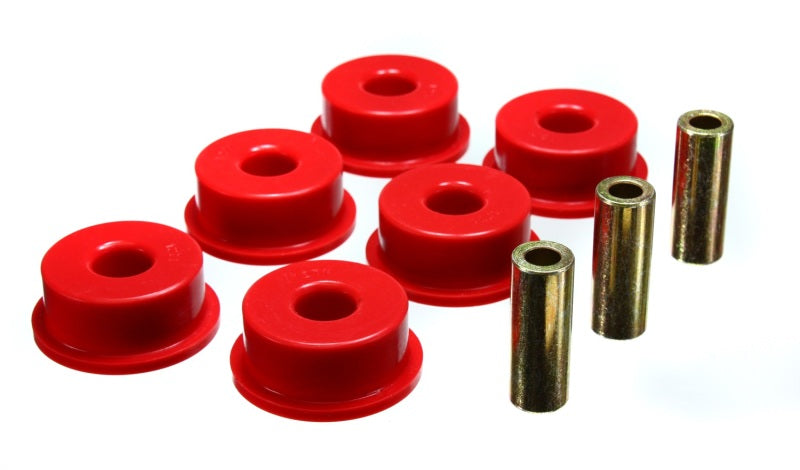 Energy Suspension 10 Chevy Camaro Red Rear Differential Carrier Bushing Set - eliteracefab.com