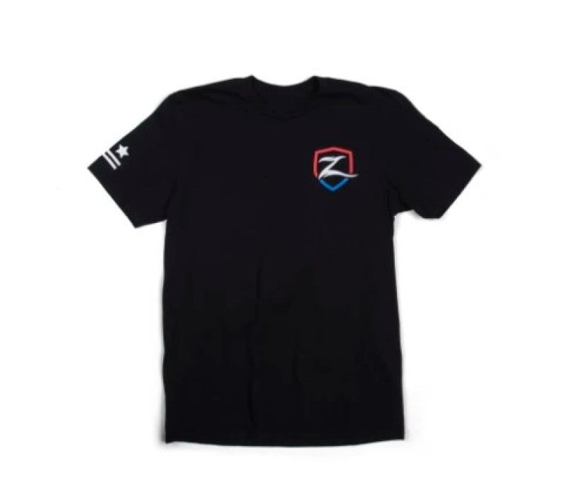 Zone Offroad Black Premium Cotton T-Shirt w/ Patriotic Zone Logos - 2XL