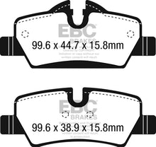 Load image into Gallery viewer, EBC 14+ Mini Hardtop 1.5 Turbo Cooper Greenstuff Rear Brake Pads - eliteracefab.com