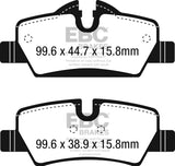 EBC RedStuff Rear Brake Pads - DP32228C