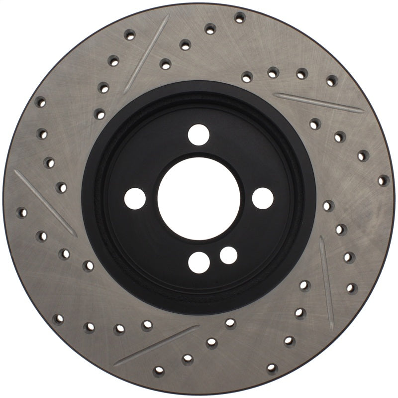 StopTech Slotted & Drilled Sport Brake Rotor 07-13 Mini Cooper - eliteracefab.com