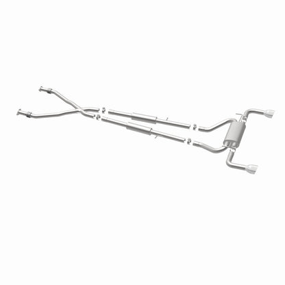 MagnaFlow 14 Infiniti Q50 V6 3.7L Cat-Back Polished Stainless Tips Dual Split Rear Exit Exhaust Magnaflow