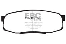 Load image into Gallery viewer, EBC 08+ Lexus LX570 5.7 Greenstuff Rear Brake Pads - eliteracefab.com