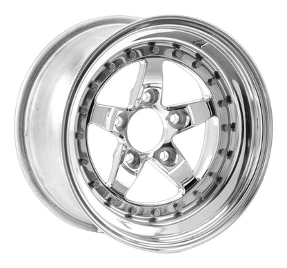 Weld Weldstar 15x10 / 5x4.75 BP / 3.5in. BS Polished Wheel - Non-Beadlock