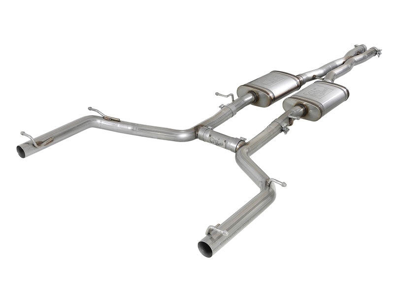 aFe MACH Force-Xp 2-1/2in 304 SS Cat-Back Exhaust 15-19 Dodge Challenger V6-3.6L - Raw Tip