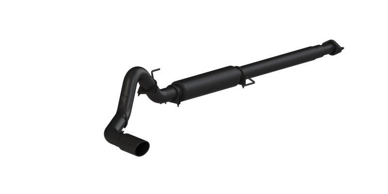 MBRP 2015 Ford F-150 2.7L / 3.5L EcoBoost 4in Cat Back Single Side Black Exhaust System - eliteracefab.com