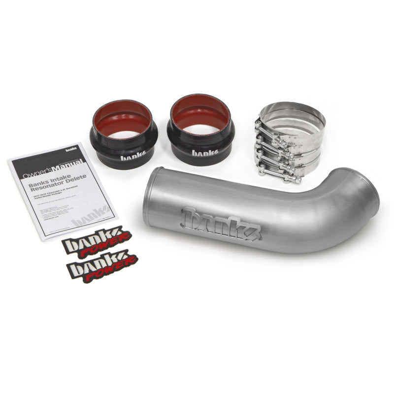 Banks Power 17-19 GM 2500/3500 6.6L L5P Intake Resonator Delete System - Natural Finish - eliteracefab.com