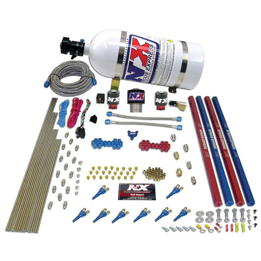 Nitrous Express Pro-Shk/Gas Nitrous Kit (200-600HP) withRails and 10lb Bottle