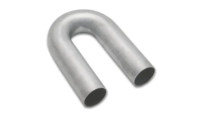 Vibrant 321 Stainless Steel 180 Degree Mandrel Bend 2.25in OD x 3.375in CLR 18 Gauge Wall Thickness Vibrant