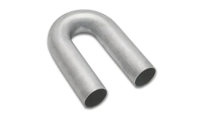 Vibrant 321 Stainless Steel 180 Degree Mandrel Bend 2.25in OD x 3.375in CLR 18 Gauge Wall Thickness Vibrant