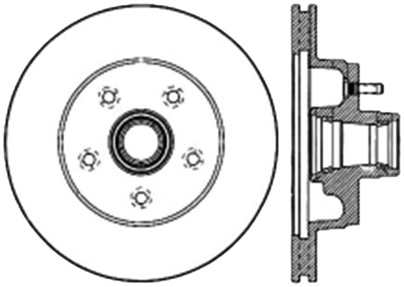 StopTech Slotted & Drilled Sport Brake Rotor Stoptech