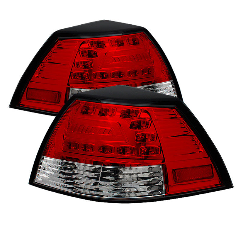 Spyder Pontiac G8 08-09 LED Tail Lights Red Clear ALT-YD-PG808-LED-RC - eliteracefab.com