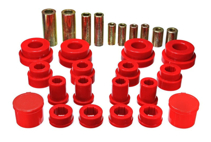 Energy Suspension 02-09 350Z / 03-07 Infiniti G35 Red Front Control Arm Bushing Set - eliteracefab.com