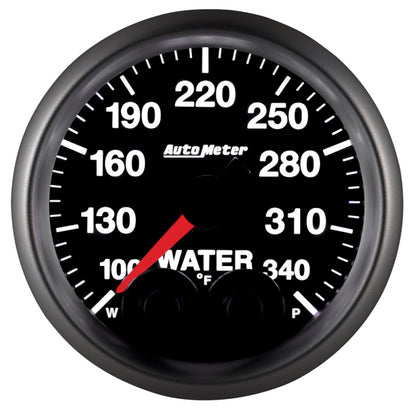 Autometer Elite 52mm 100-340 Deg F Water Temperature Peak and Warn Gauge w/ Electonic Control 5655