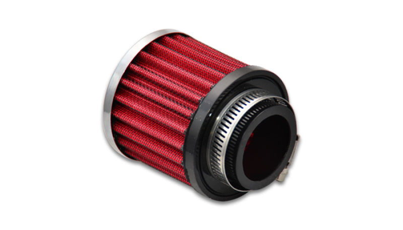 Vibrant Crankcase Breather Filter w/ Chrome Cap 1.5in 38mm Inlet ID - eliteracefab.com